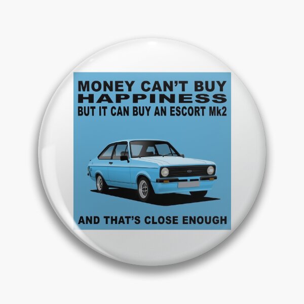 Item preview, Ford Escort Mexico Mk2 2 Door Olympic Blue Happiness Art designed and sold by Hamilton illustrations.