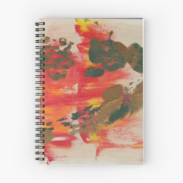 Artikelvorschau, Rot, Grün, Tan, Gold, Gelb, Orange, Malerei, Kunst, Artwork, Abstrakt entworfen und verkauft von SinLanchester.