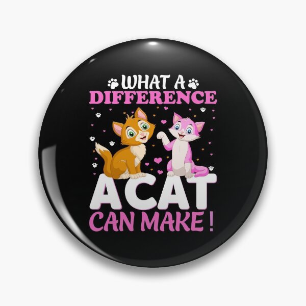 Item preview, What A Difference A Cat Can Make! Funny Cute Cats, Essential T-Shirt designed and sold by JoesCornerStore.
