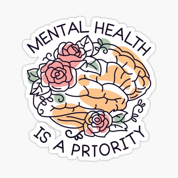 Item preview, mental health is priority designed and sold by Folding Clothing.