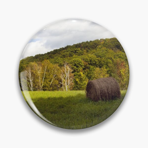 Item preview, Hay bales, Rural farm scene in East Granby, Connecticut designed and sold by OrcaNature.