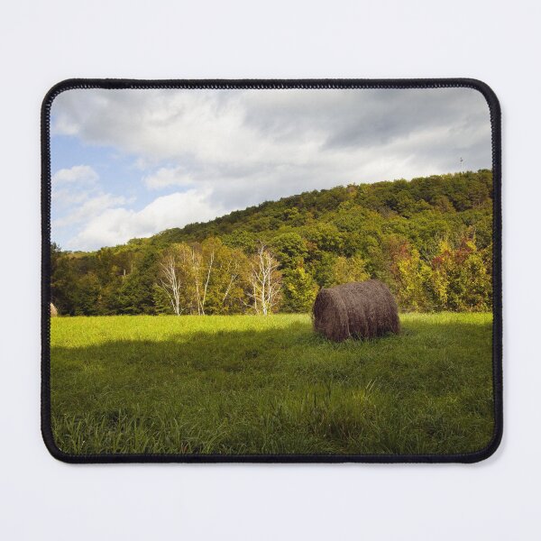 Item preview, Hay bales, Rural farm scene in East Granby, Connecticut designed and sold by OrcaNature.