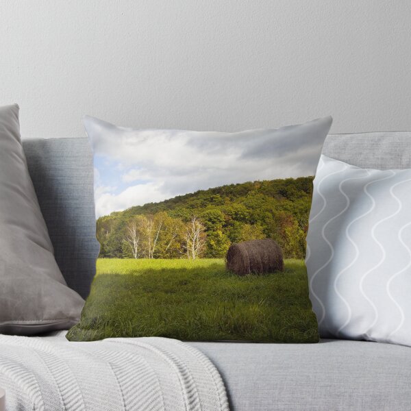 Item preview, Hay bales, Rural farm scene in East Granby, Connecticut designed and sold by OrcaNature.