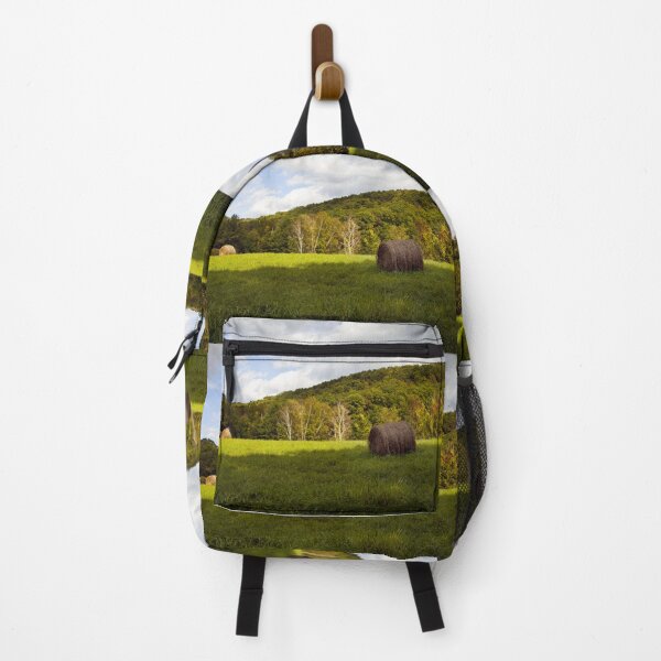 Item preview, Hay bales, Rural farm scene in East Granby, Connecticut designed and sold by OrcaNature.