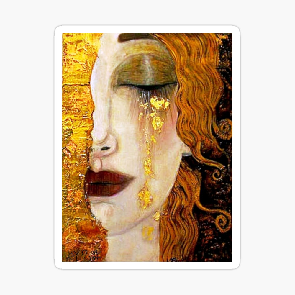 gustav klimt freya's tears original