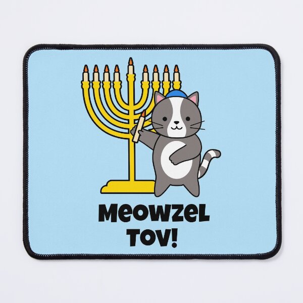 Item preview, Meowzel Tov! Hanukkah Cat designed and sold by HebrewHipster.
