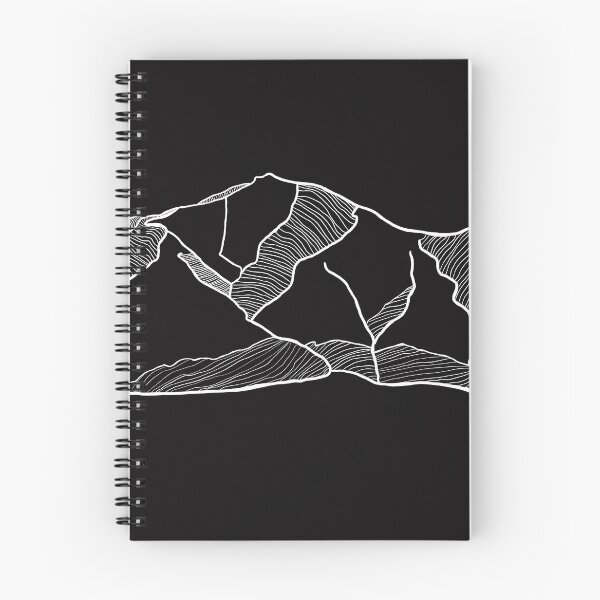 Item preview, Ben Lomond Line Art | Ben Lomond Mountain Art | White Line Art designed and sold by ReVibing.