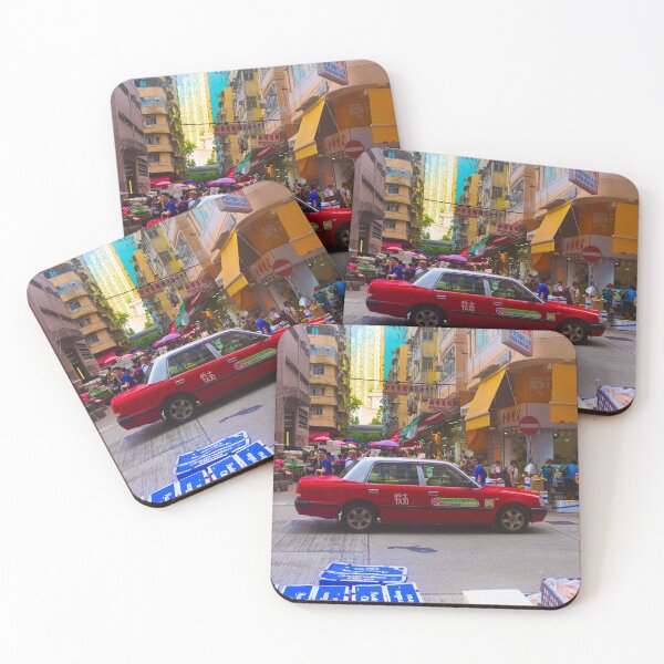 Item preview, Hong Kong Taxi and Street Scene designed and sold by aboxbayz.