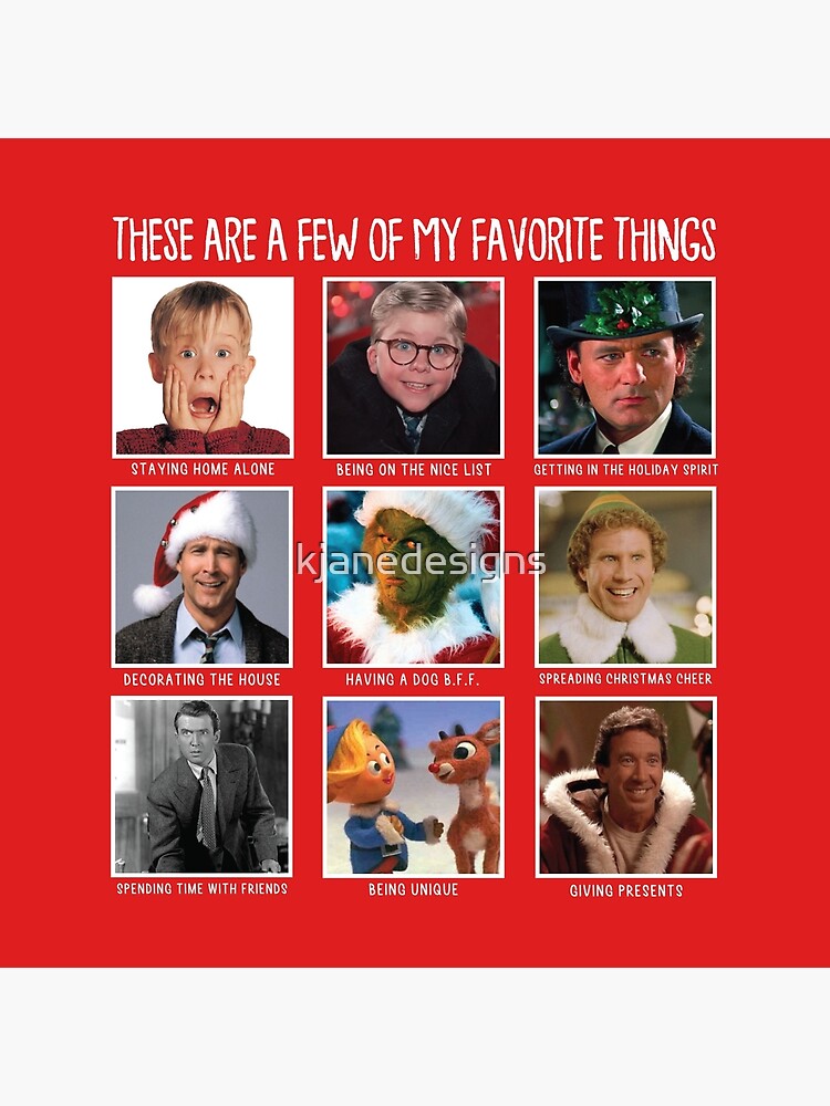 Favourite Christmas Things | Art Board Print