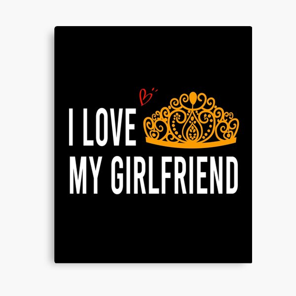 Item preview, i love my girlfriend, gift idea for bae, relationship gift, unisex adult clothing . designed and sold by Aymanex1.