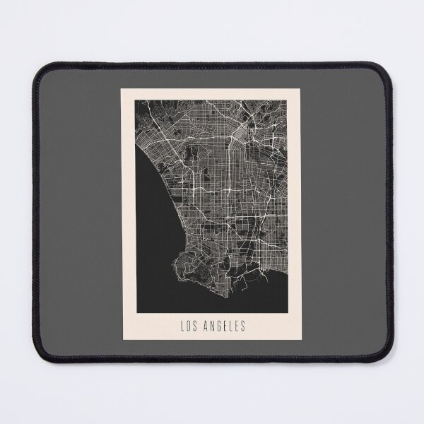 Item preview, Los Angeles City Street Map Dark designed and sold by Teecha.