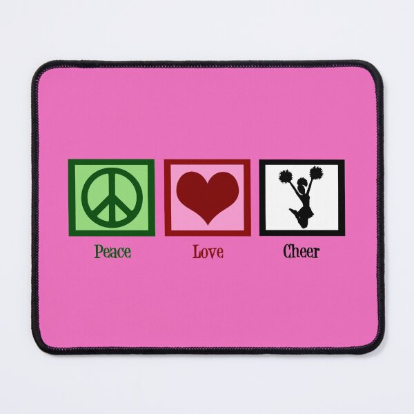 Item preview, Peace Love Cheerleader designed and sold by Epic Love Designs.