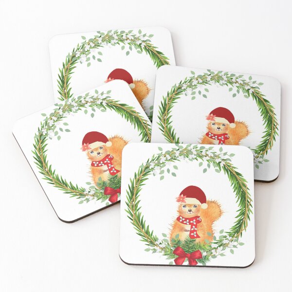 Item preview, Silly Squirrel in a Christmas crown, Christmas gifts, cooler Christmas gifts, Christmas 2021  designed and sold by BeatyinChaos.