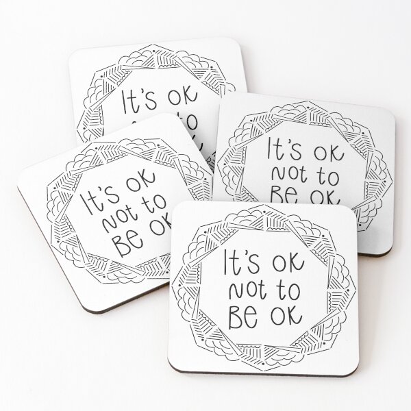 Item preview, It’s ok not to be ok designed and sold by HomebodySociety.