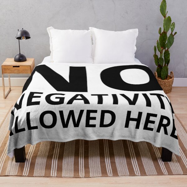 Item preview, NO NEGATIVITY ALLOWED HERE 3 designed and sold by KingsManKind.