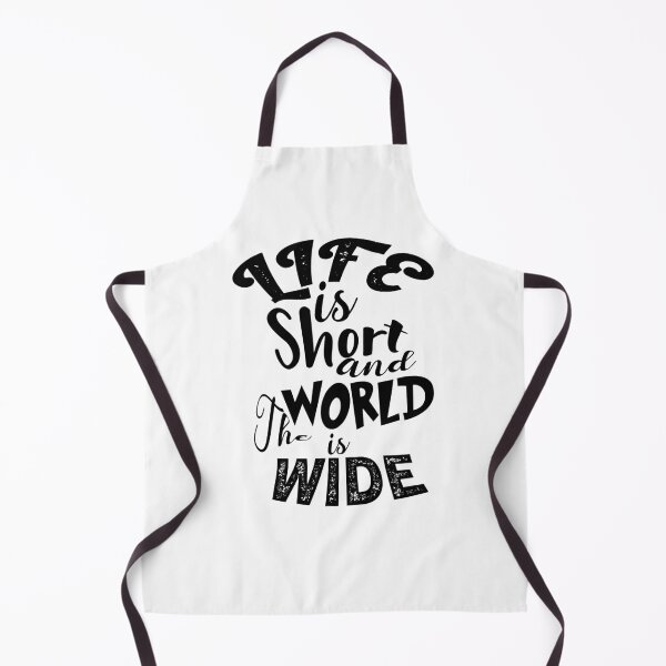 Item preview, Life is short and the world is wide ,cute quote designed and sold by aliaiffa.