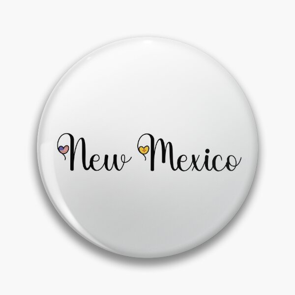 Item preview, I Love New Mexico - New Mexico Script With Heart Shaped Flags designed and sold by molamode.