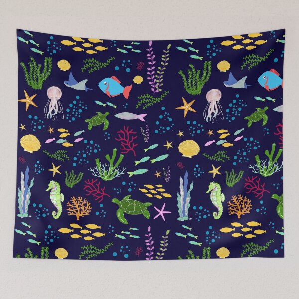 Item preview, Underwater World Sea Fish Pattern  designed and sold by DoherDesigns.