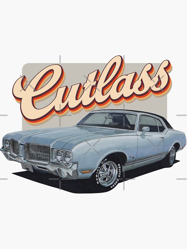 Oldsmobile Cutlass Supreme Sticker for Sale by Doug1234