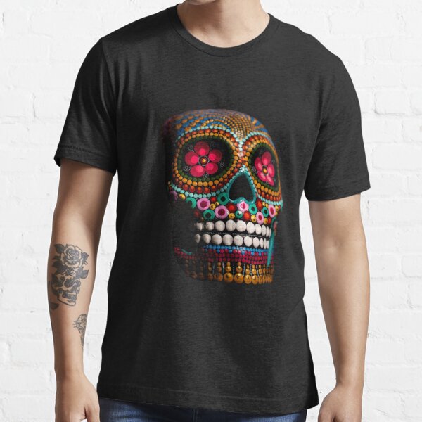 Awkward Styles Three Sugar Skull Tshirt for Women Skull Red Roses Shirt  Sugar Skull Shirt Day of the Dead Shirt Dia de los Muertos Gifts for Her  Skull