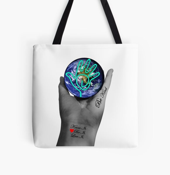 Be Kind All Over Print Tote Bag