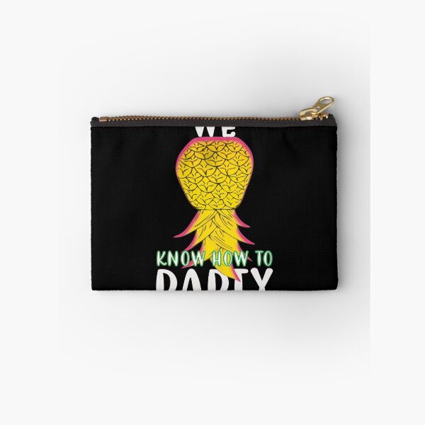 Item preview, We Know How To Party Funny Upside Down Pineapple designed and sold by SharpThreadZ.
