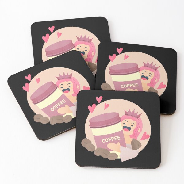 Item preview, The coffee queen hugs a cup of coffee designed and sold by firarapucha.