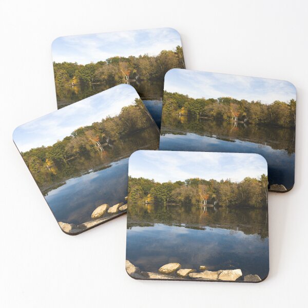 Item preview, Wononskopomuc Lake, Lakeville, Connecticut designed and sold by OrcaNature.
