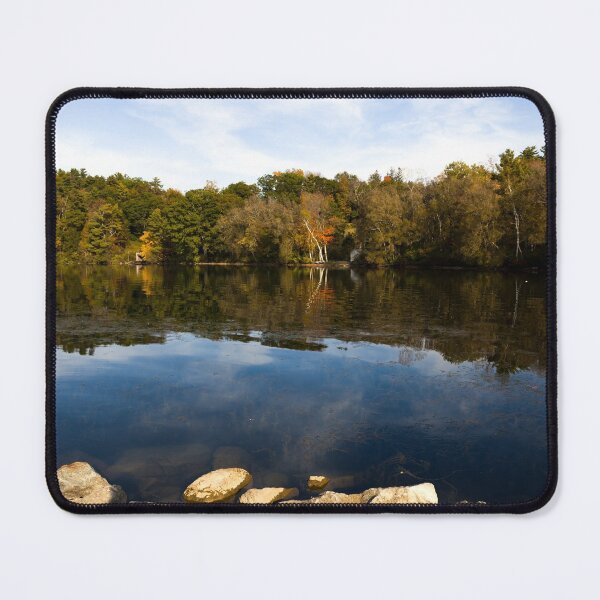 Item preview, Wononskopomuc Lake, Lakeville, Connecticut designed and sold by OrcaNature.