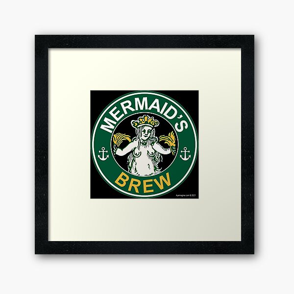 Mermaid's Brew Framed Art Print
