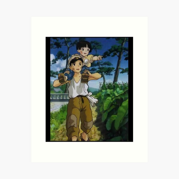 Grave of the Fireflies (Japanese) print by Vintage Entertainment