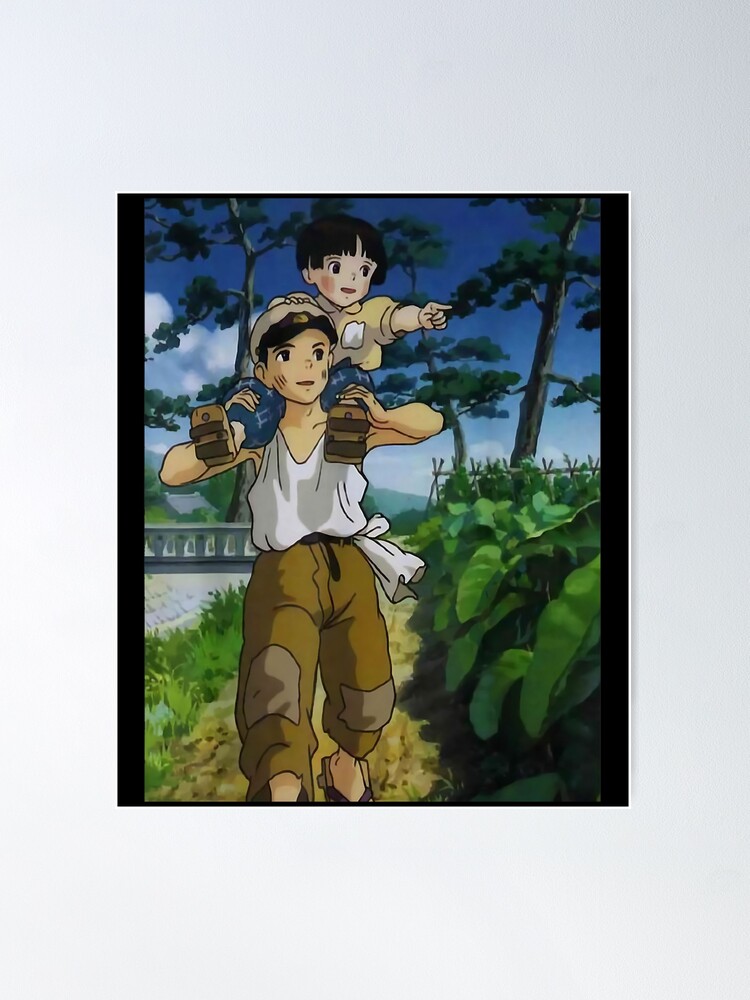 Grave of the Fireflies Animation Poster Wall Decor – Twentyonefox