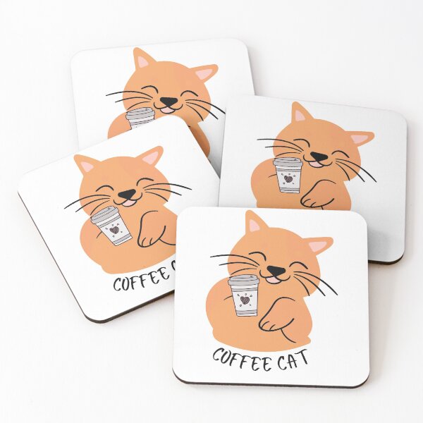 Item preview, coffee cat designed and sold by lolmaned.