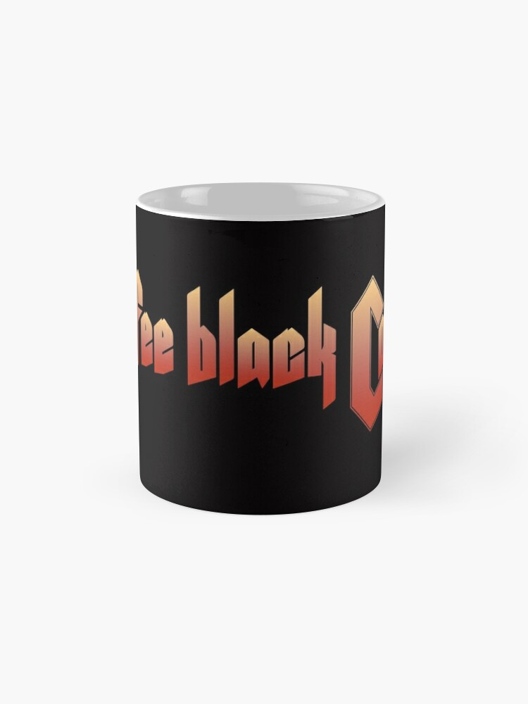 Black Metal Coffee Coffee Mug for Sale by DarkRobots