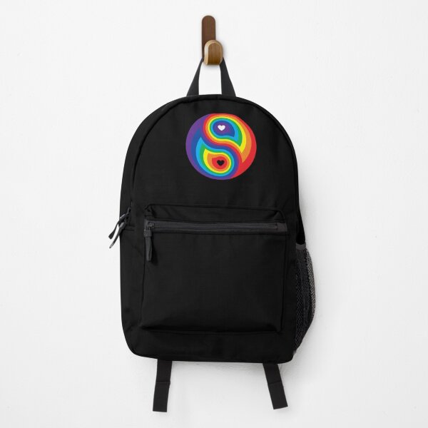 Item preview, LGBTQ Pride - Ying Yang Meaning Love - Rainbow Yin Yang designed and sold by DesignByLeo.
