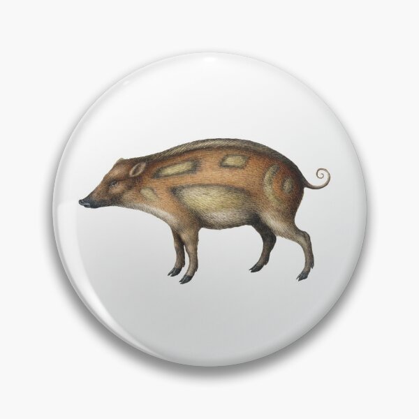 Item preview, Antique Wild Pig Illustration  designed and sold by Maidenwood.