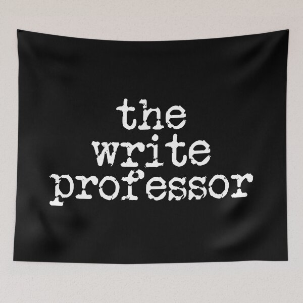 Item preview, the write professor in white designed and sold by TeaRoseWriter.