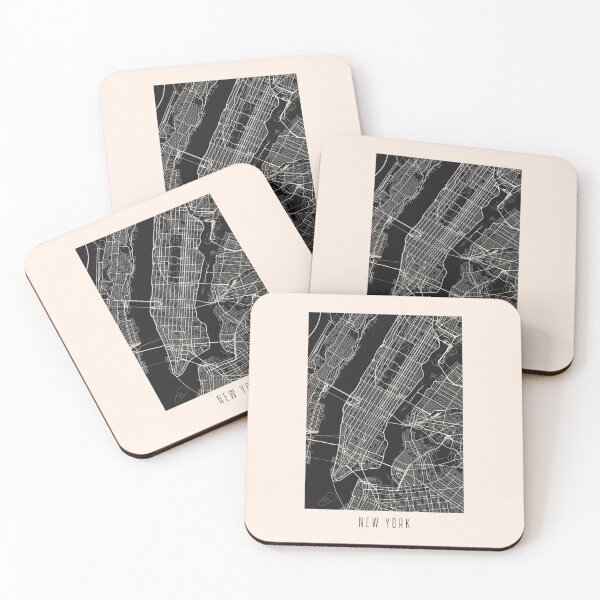 Item preview, New York City Street Map Dark designed and sold by Teecha.