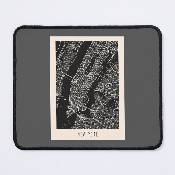 Item preview, New York City Street Map Dark designed and sold by Teecha.