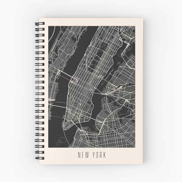 Item preview, New York City Street Map Dark designed and sold by Teecha.