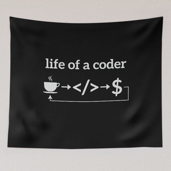 Item preview, The Life of a coder designed and sold by TheMattDesigns.