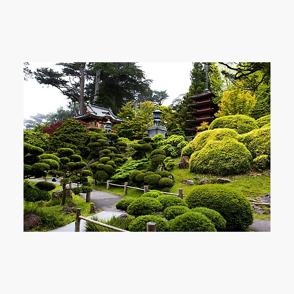 Item preview, The Japanese Tea Garden, located inside Golden Gate Park, San Francisco, California designed and sold by OrcaNature.
