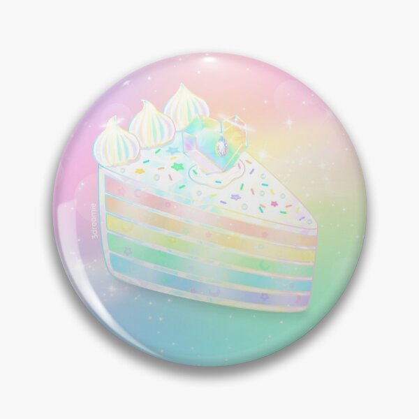 Item preview, Rainbow Cake Slice designed and sold by 3dreamieshop.
