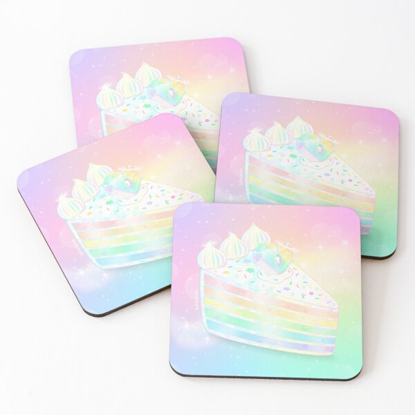 Item preview, Rainbow Cake Slice designed and sold by 3dreamieshop.
