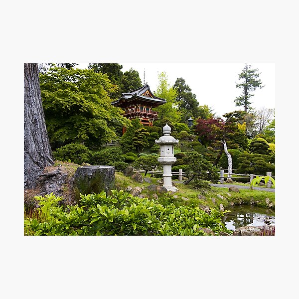 Item preview, The Japanese Tea Garden, located inside Golden Gate Park, San Francisco, California designed and sold by OrcaNature.