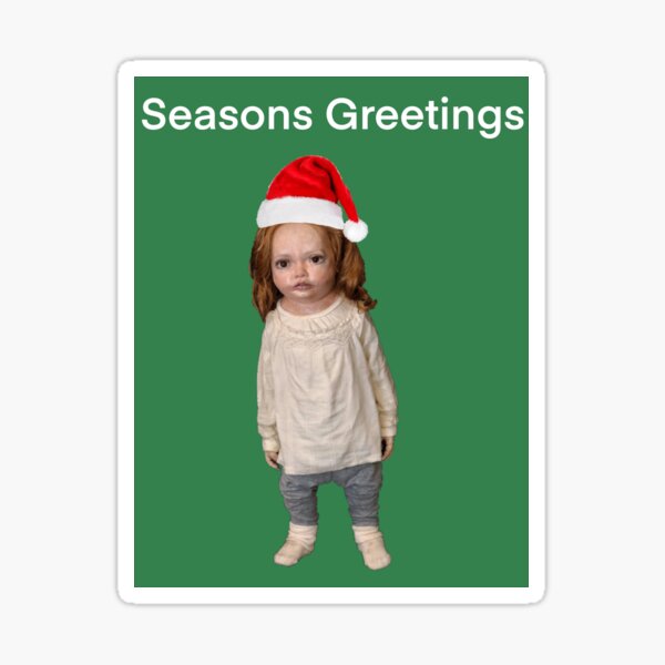 Item preview, Seasons Greetings from Renesmee designed and sold by ParisCastlesArt.