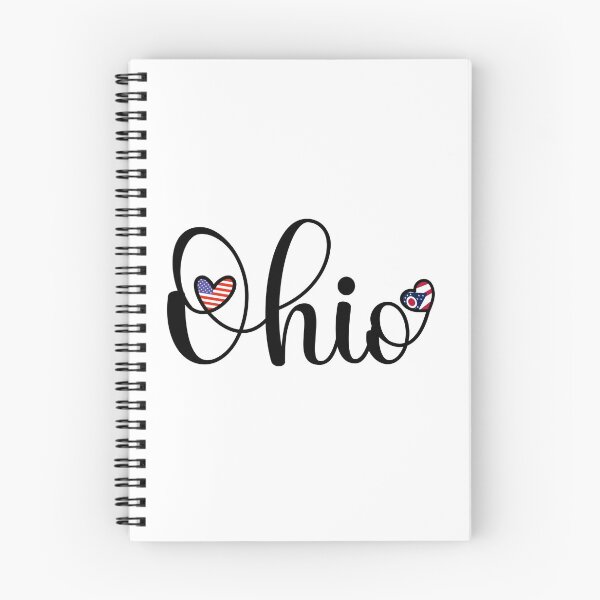 Item preview, I Love Ohio - Ohio Script With Heart Shaped Flags designed and sold by molamode.