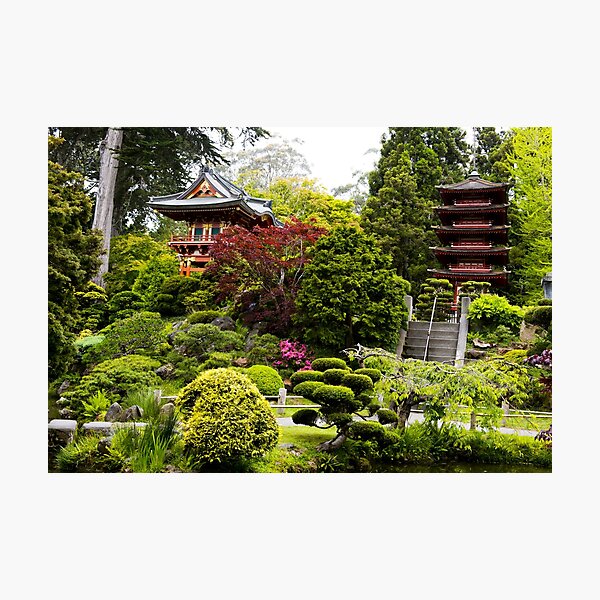 Item preview, The Japanese Tea Garden, located inside Golden Gate Park, San Francisco, California designed and sold by OrcaNature.