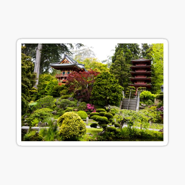 Item preview, The Japanese Tea Garden, located inside Golden Gate Park, San Francisco, California designed and sold by OrcaNature.