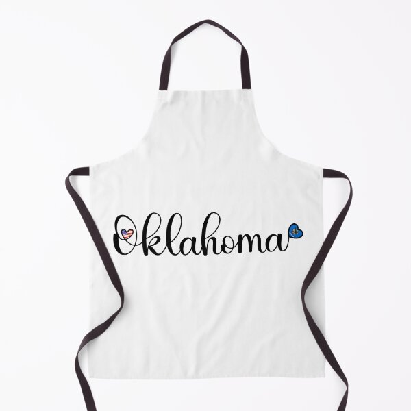 Item preview, I Love Oklahoma - Oklahoma Script With Heart Shaped Flags designed and sold by molamode.